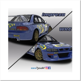 impreza wrc Posters and Art